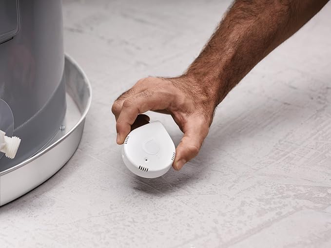 Moen Flo Smart Water Leak Detector, Drip or Flood Sensor Alarm