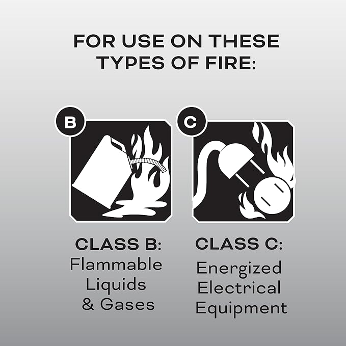 Kidde Auto Fire Extinguisher for Car & Truck, 3.2 Lbs., Dry Chemical