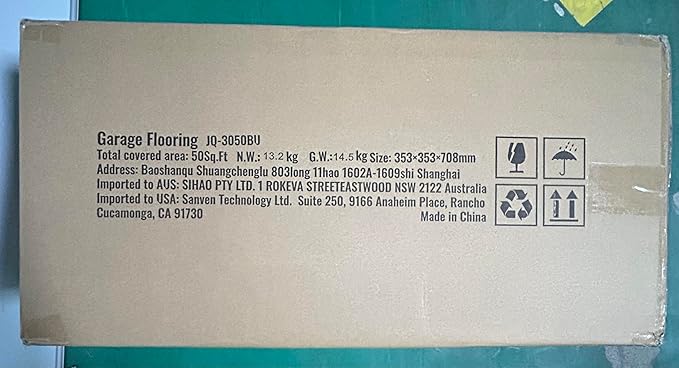 VEVOR Interlocking Garage Floor Covering Tiles, 50 Pack, Non-Slip Double-Sided