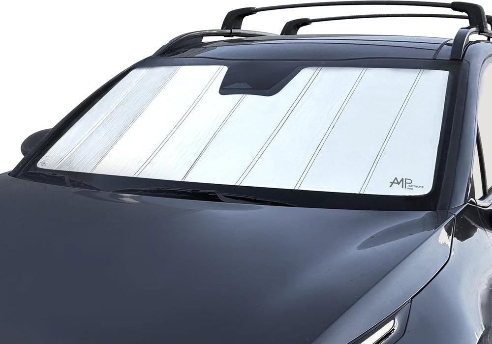 Windshield Foldable Lightweight Sunshade fits Kia K4 Sedan 2025-2026 | Silver...