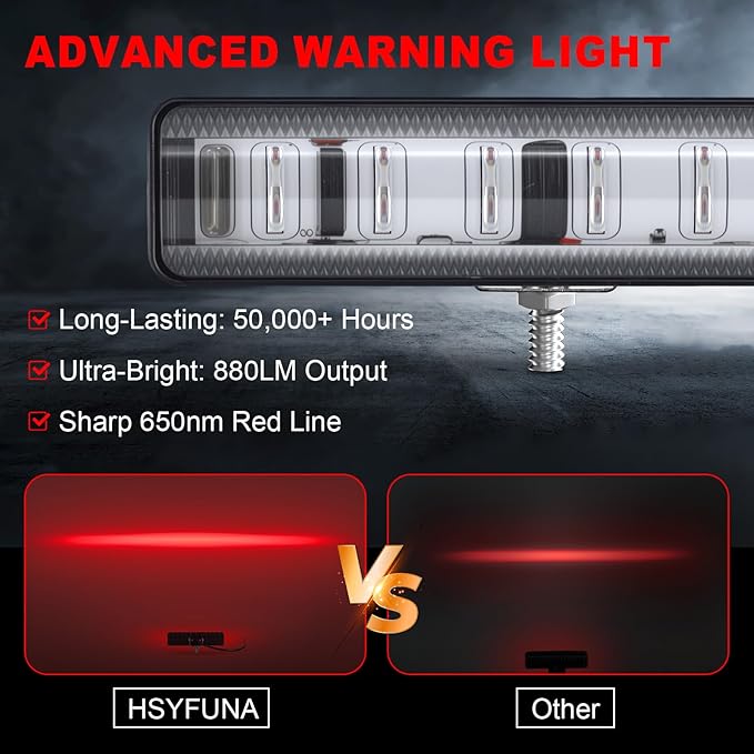 LED Forklift Safety Light Red for AGV Automated Guided Vehicle, Forklift Truc...
