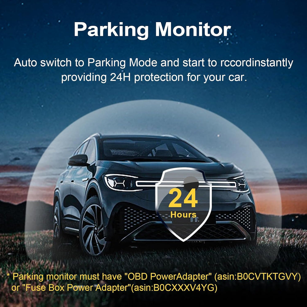 Mangoal Front 4K Rear 1080P Dash Cam for F150 2018-2026 F250-F450 2020-2026