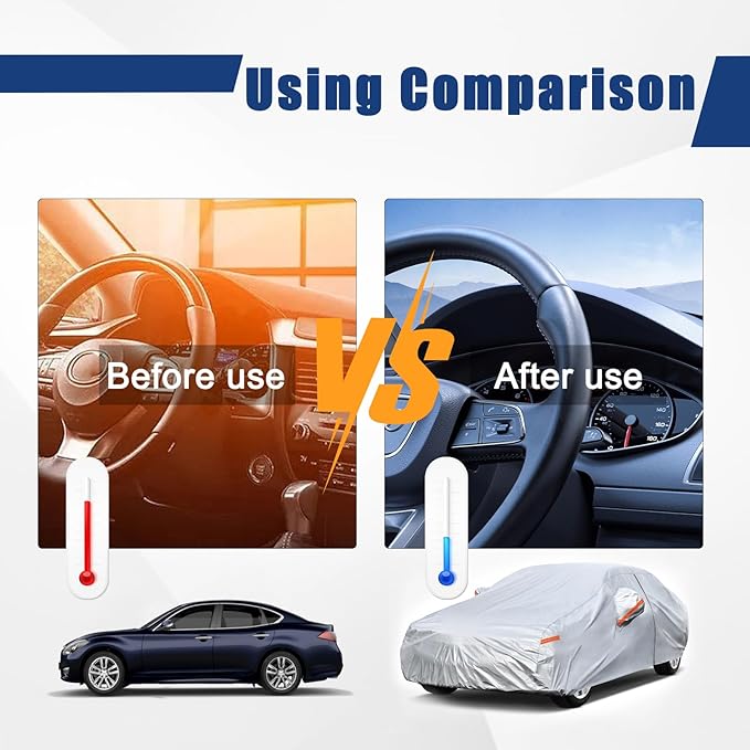 Kayme 6 Layers Car Cover Custom Fit