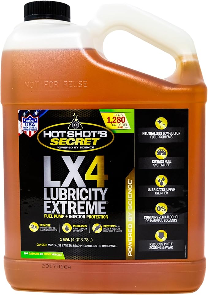 Hot Shot's Secret LX4 Lubricity Extreme 1 Gallon, Fuel Treatment