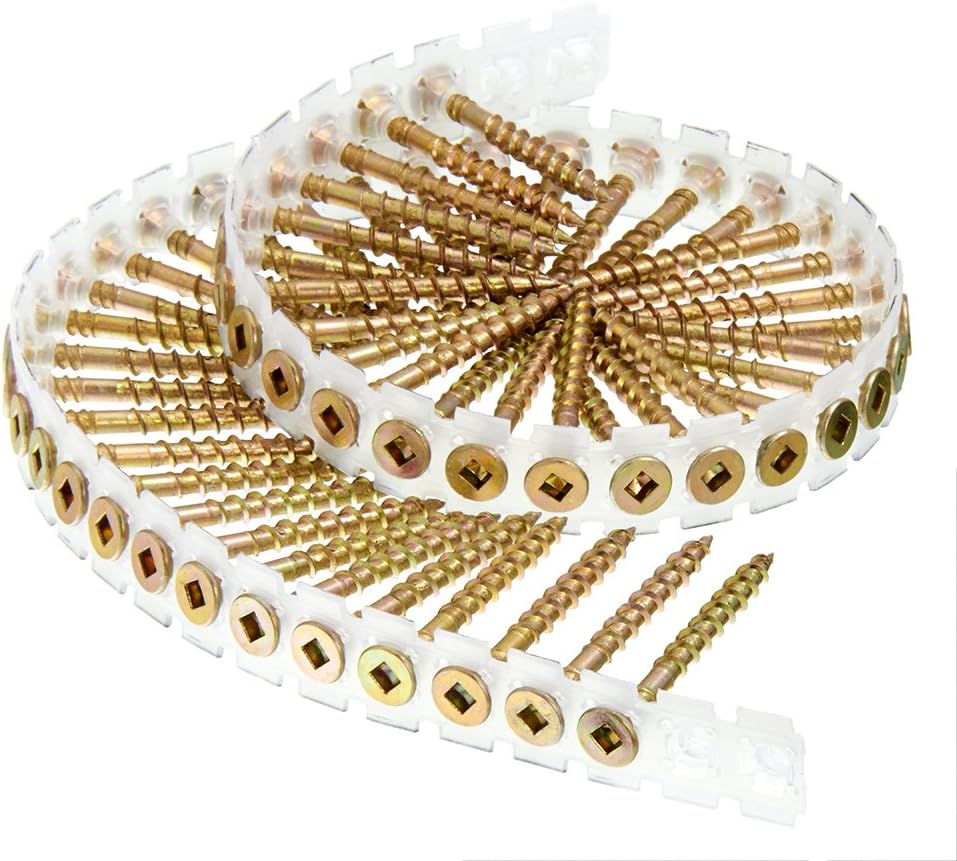 SENCO Duraspin #8x1-3/4 Collated Flooring to Wood Screw (08F175Y) 1000ct.