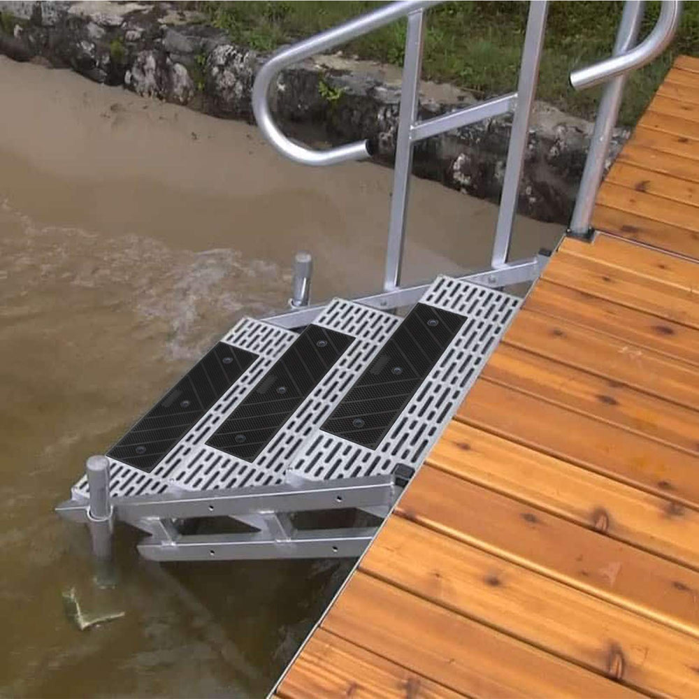 GripStrip Max 100 Pack Stair Treads 15”x 3.25” Screw Down Strip, No Adhesive ...