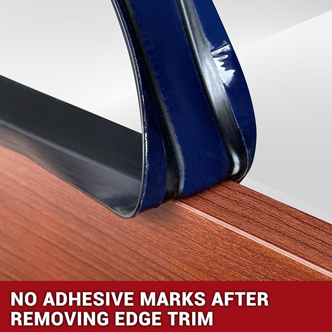 Rubber Edge Trim, Flexible Self-Adhesive U Shaped Peel and Stick Edge Banding