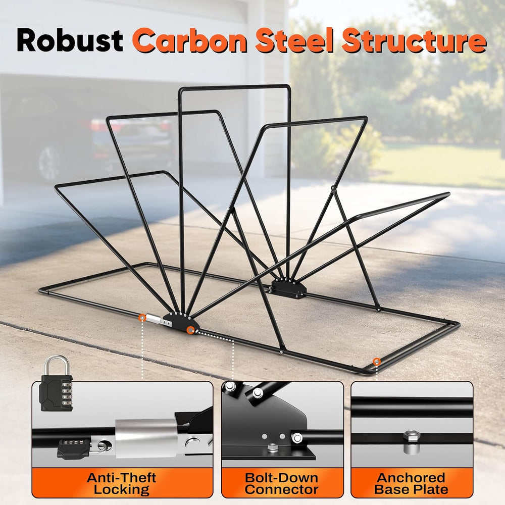 Quictent Motorcycle Garage Pod Shelter Hard Shell with Code Lock&Carry Bag