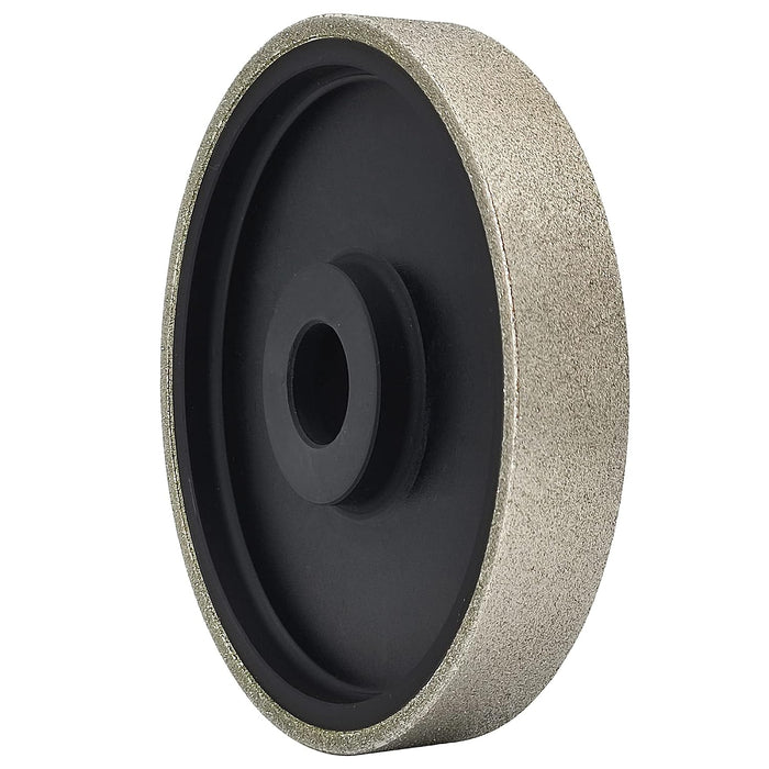 6 Inch Diamond Lapidary Grinding Wheel 80 Grit, 1 Inch Arbor Hole