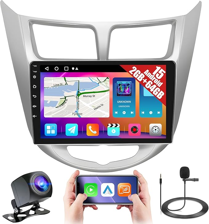 Android 15 Car Stereo for Hyundai Accent 2010-2016