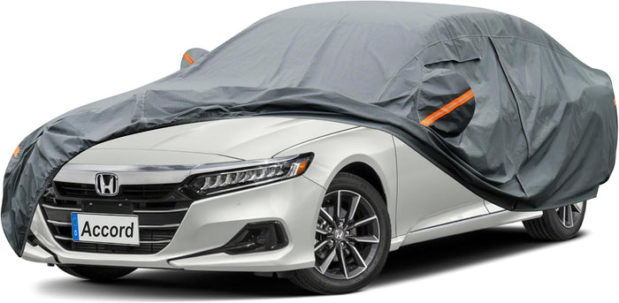 Premium Car Cover Custom Fit Honda Accord, 16 Layers Heavy Duty Car Cover