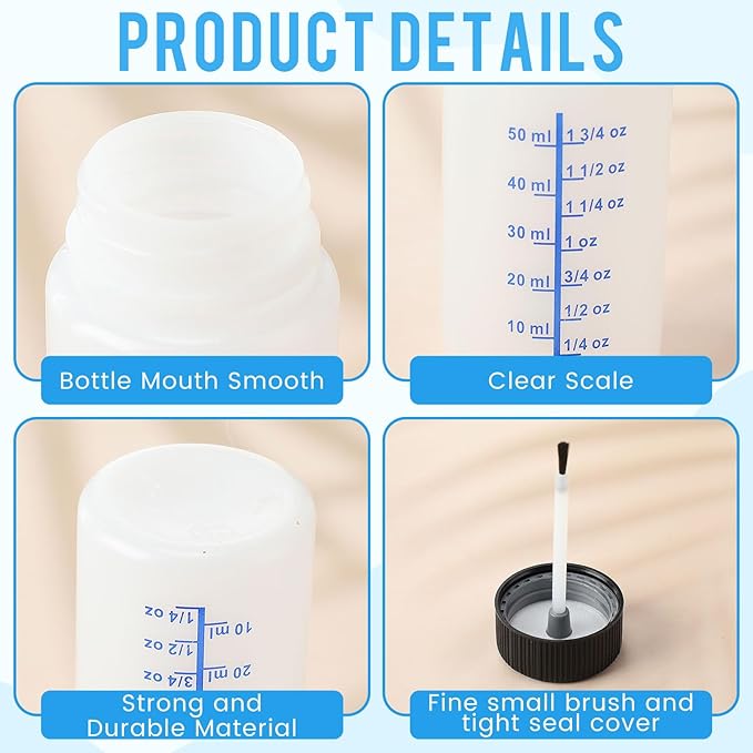 Mumufy 240 Pcs Touch up Paint Bottles