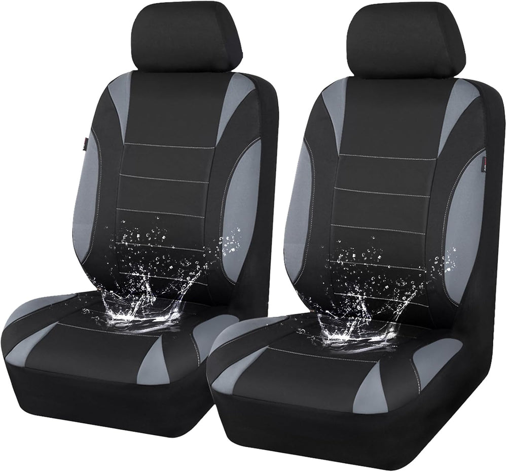 CAR PASS Waterproof Car Seat Covers Front Seats Only with 5mm Composite EVA, ...