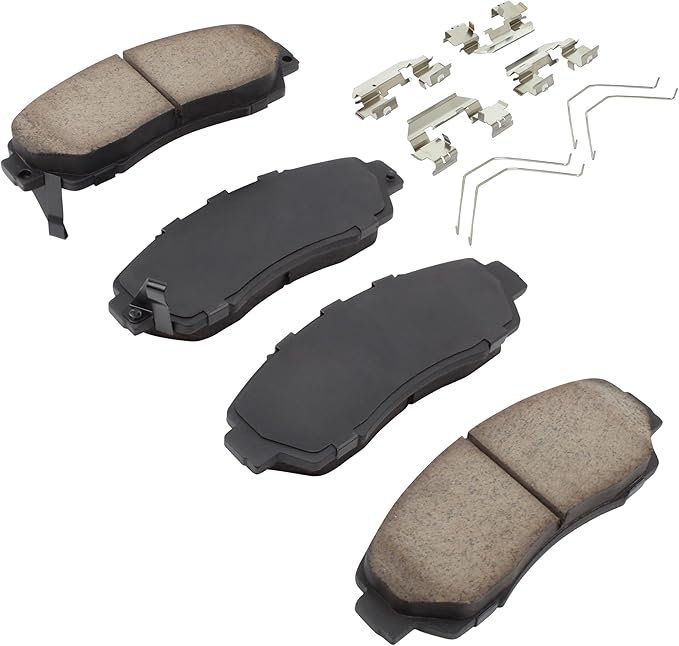 Premium Ceramic Front Brake Pads Compatible