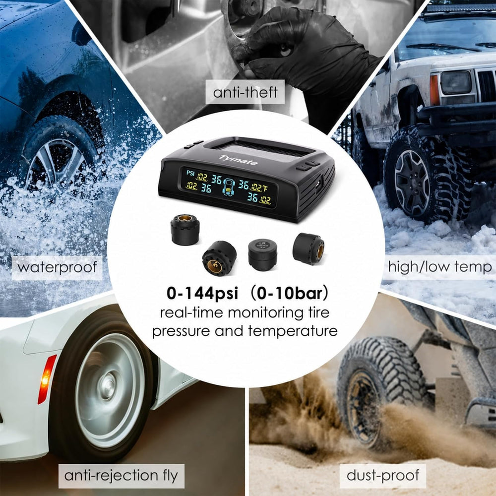 Tymate TM2 RV Tire Pressure Monitoring System, TPMS Set of 4 Sensors