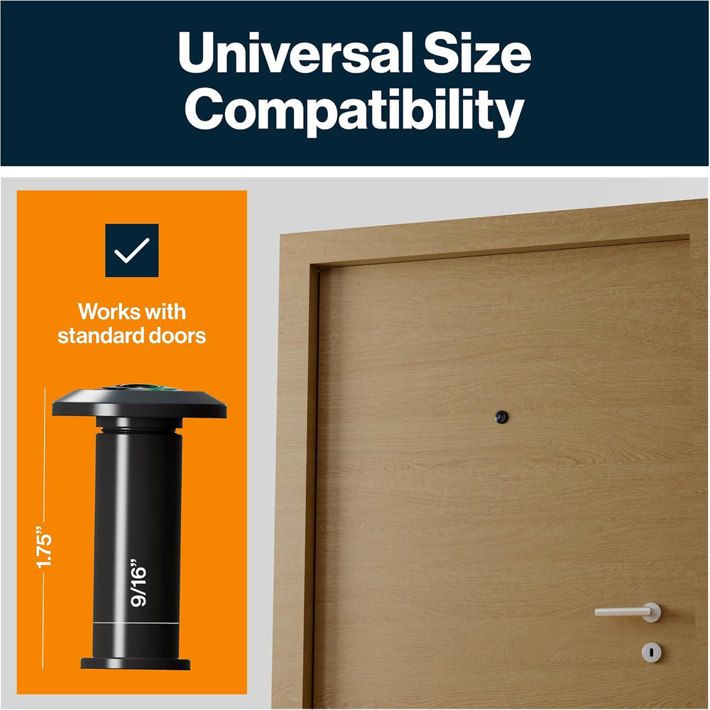 Door Viewer | Security Peep Hole Provides an Ultra Wide View | Peepholes for ...
