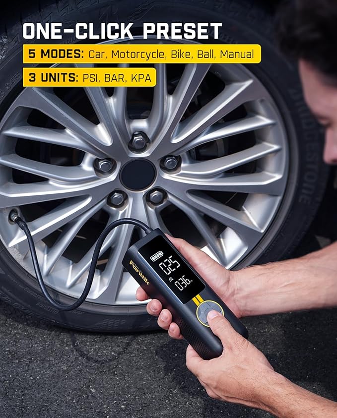 Fanttik X8 APEX Tire Inflator Portable Air Compressor, 1 Min Fast Inflation
