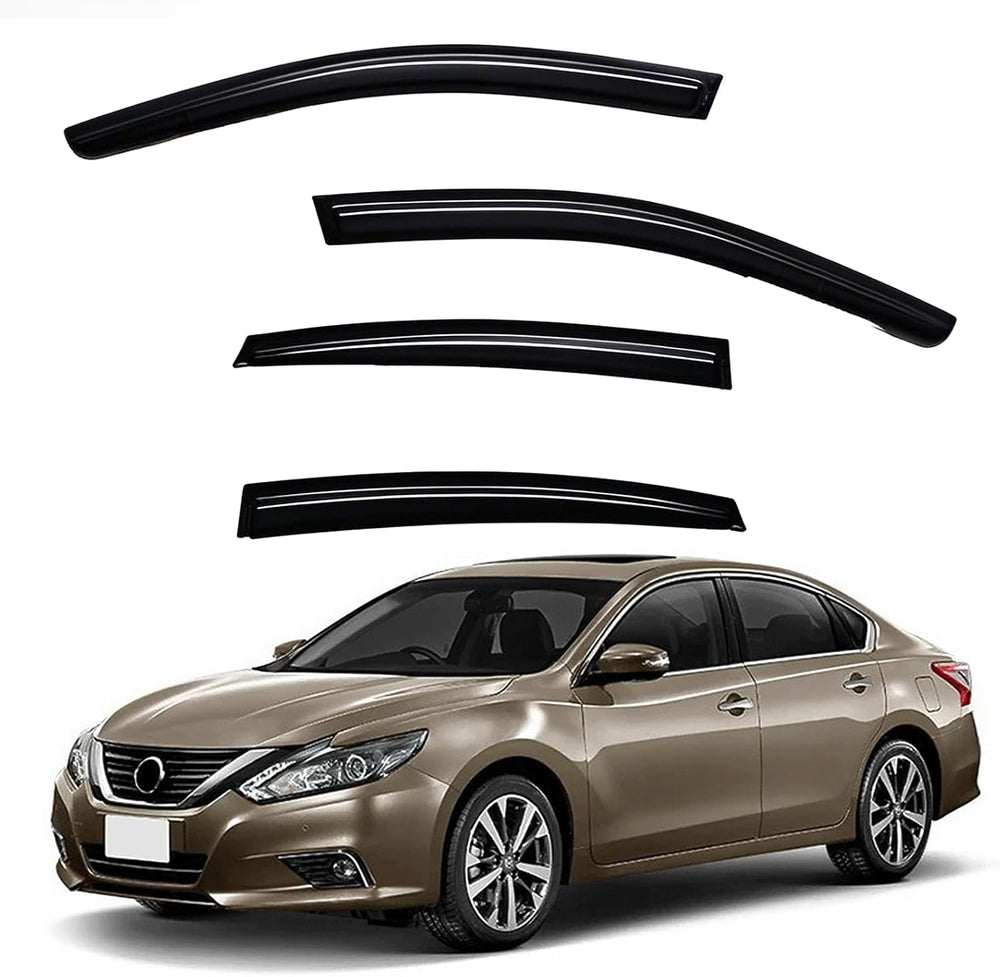 Window Visors Rain Guards fits 2013-2018 Altima, Out-Channel Window Wind