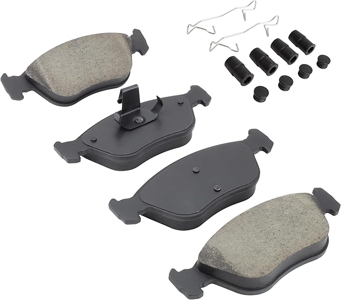 Premium Semi-Metallic Front Brake Pads Replacement