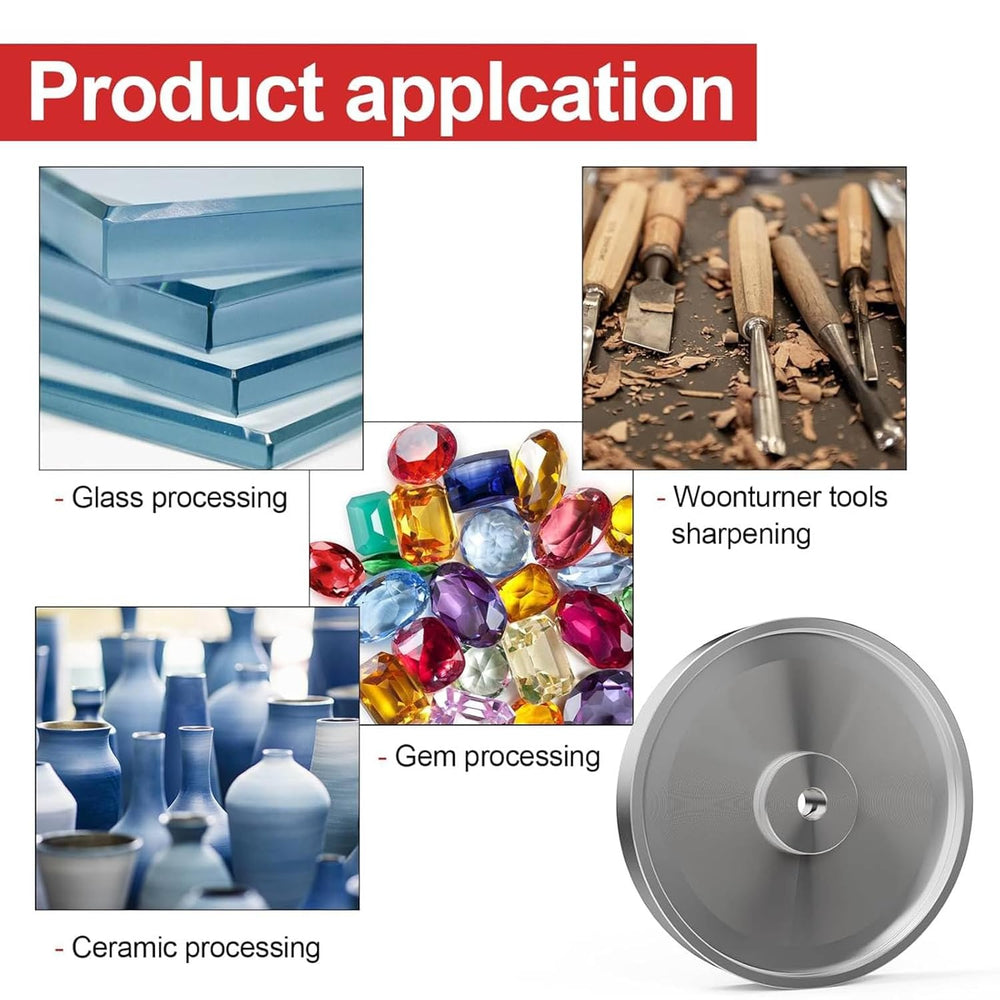 CBN 4 in 1 Grinding Wheel, 8 Inch Dia x 1 Inch Wide x 5/8 Inch Bore for Sharp...