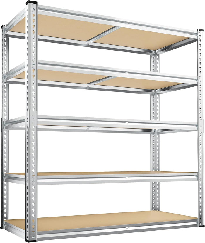 REIBII 40" W Garage Shelving 2500LBS Storage Shelves Adjustable Metal Shelving