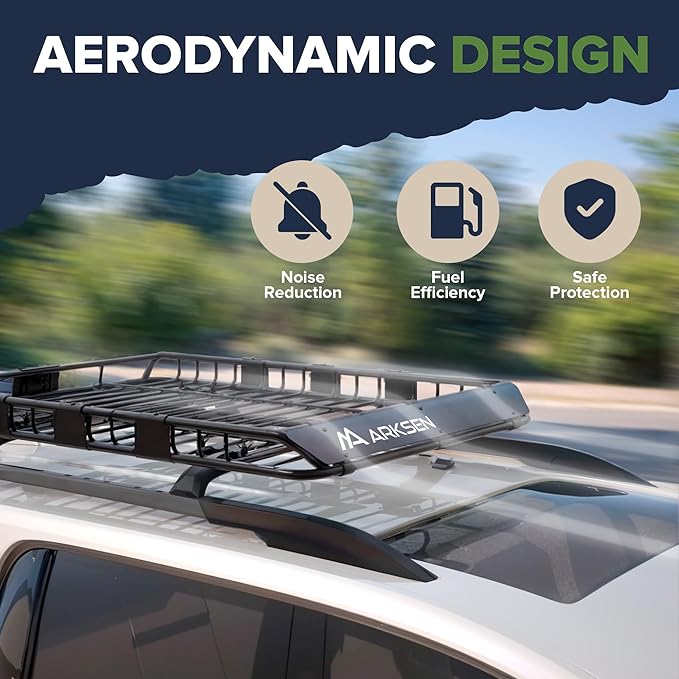 ARKSEN 54 x 39 x 5 Inch Upgrade Universal Roof Rack