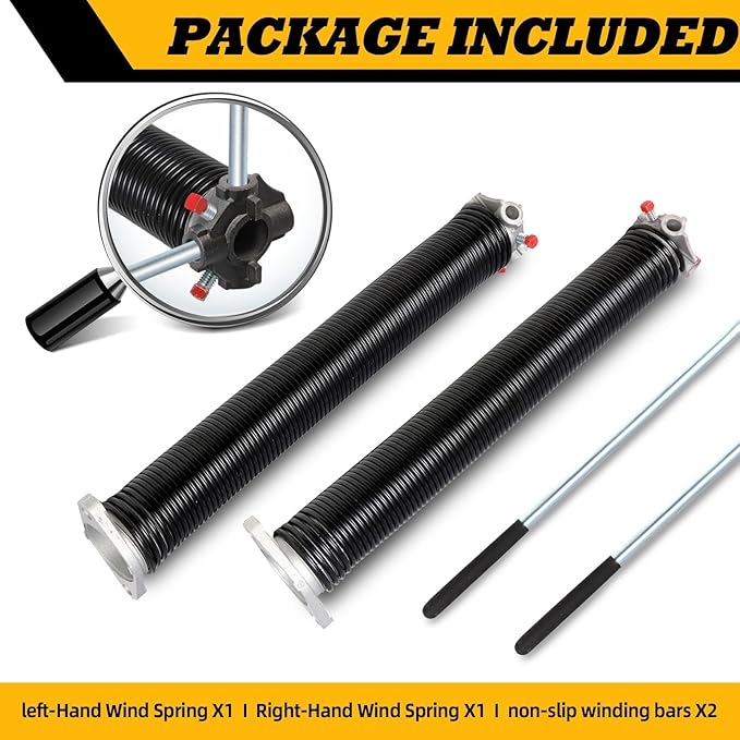 Pair of 2"Garage Door Torsion Springs Set