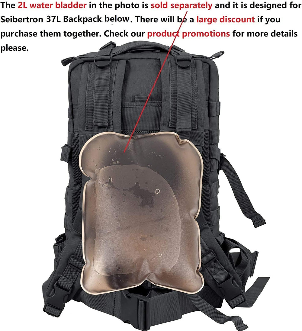 Seibertron Waterproof Large Capacity Molle Motorcycle Helmet Holder/Cycling H...