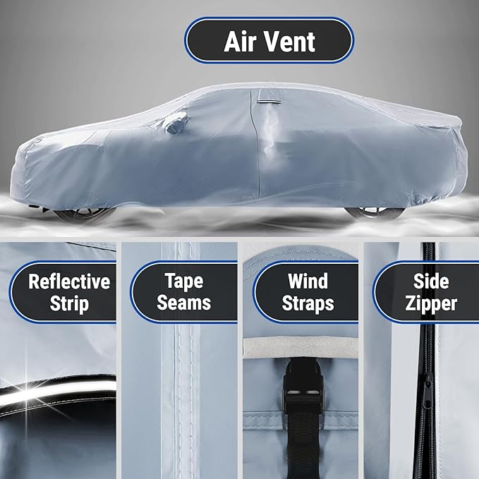 iCarCover Premium Car Cover for 1990-1994 Chevy Lumina Coupe Heavy Duty