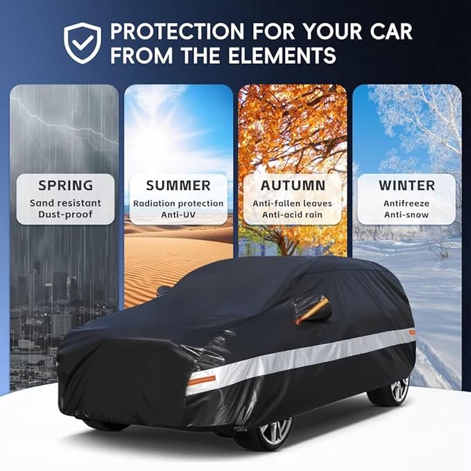 Holhtly SUV Car Cover Custom Fit