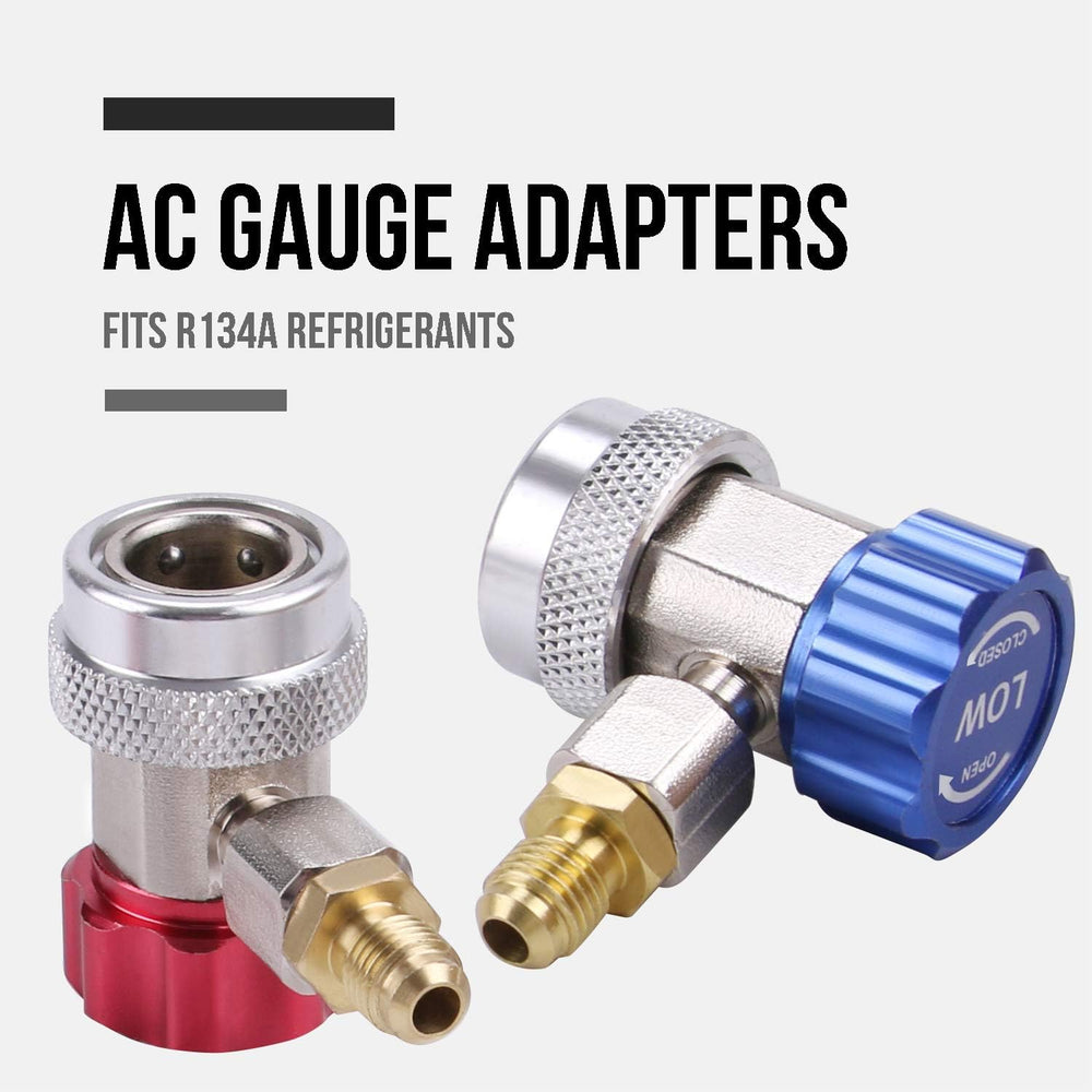 Lichamp Car A/C R1234YF R134A Adapters, AC R134 R1234 R 134A 1234YF Quick Cou...