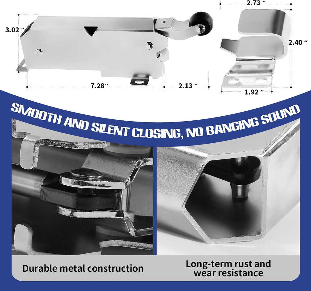 Hydraulic Door Closer, Exposed Installation. Door Closer for Heavy Duty Doors...