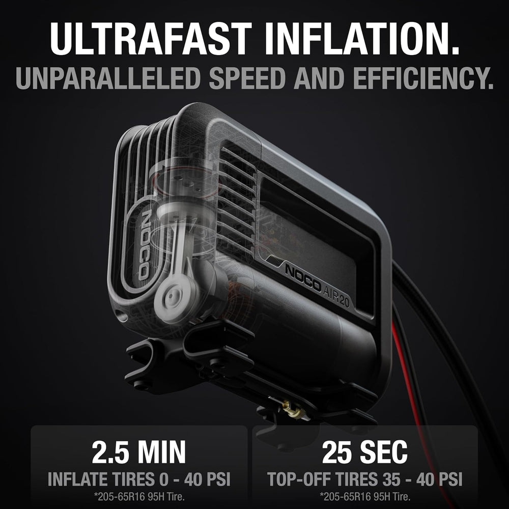 NOCO AIR20 47 LPM 12V Portable Tire Inflator & Air Compressor