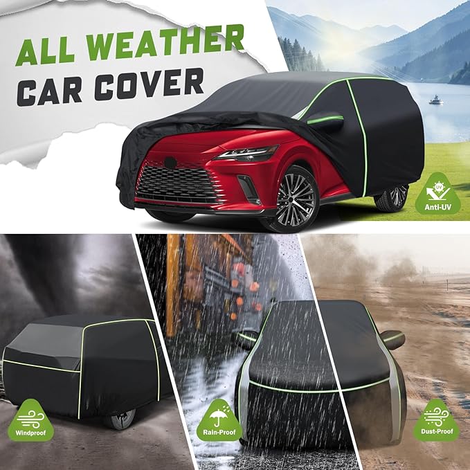Mixsuper Liner Car Cover for Lexus RX 1999-2026, 7 Layers Waterproof Car Cover