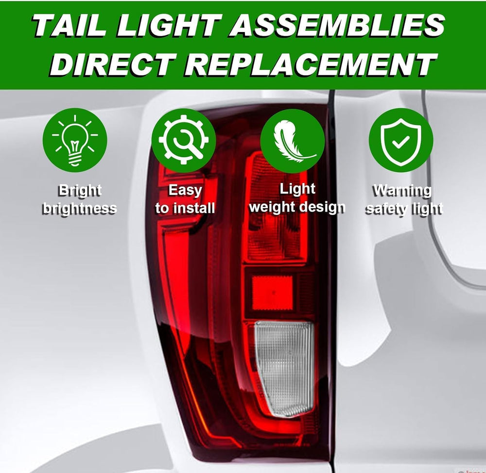 Lochnchn Tail Light Assembly Compatible With 2019-2024 GMC Sierra 1500 2500HD...