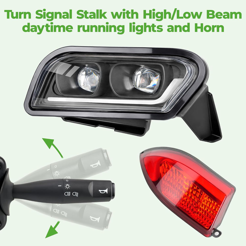 10L0L Golf Cart Light Kit for Club Car Tempo with Turn Signals 12V/36V/48V