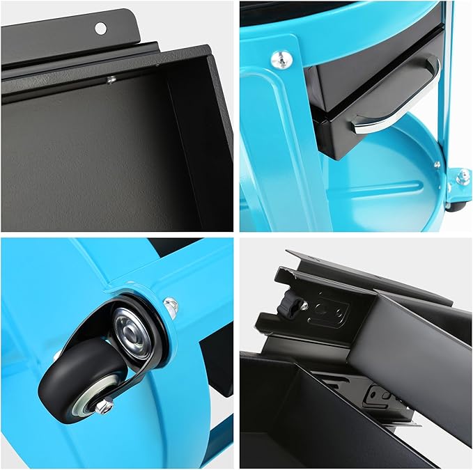 DNA MOTORING Round Mechanics Roller Seat Creeper Stool