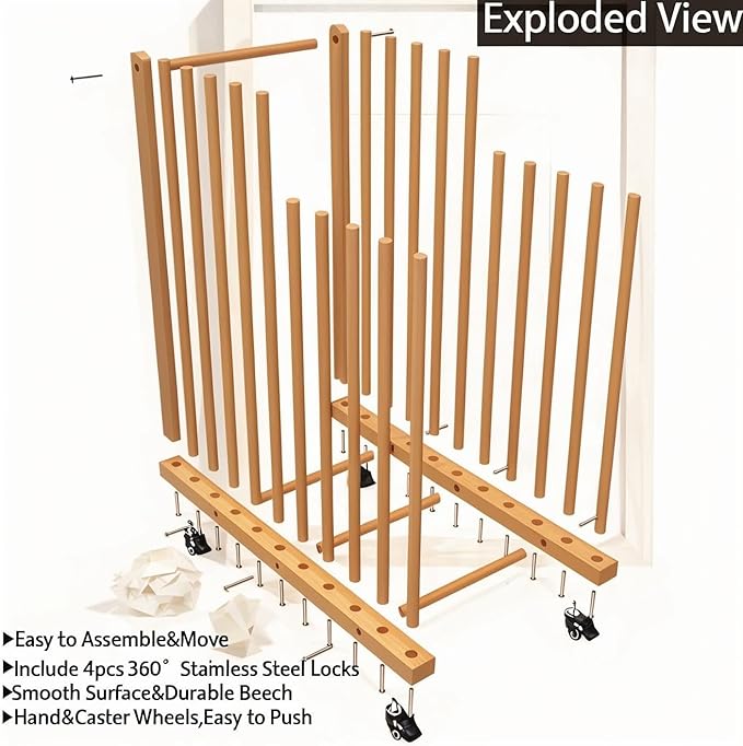 Art Storage Rack, Wood Art Drying Storage Stand