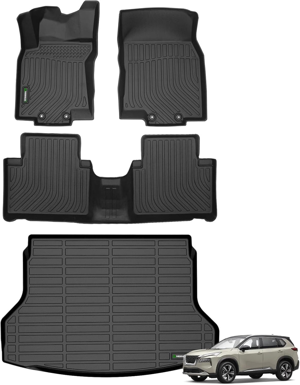ANBINGO®-Floor Mats for Nissan Rogue 2014-2020 All Weather Rogue Floor Liners