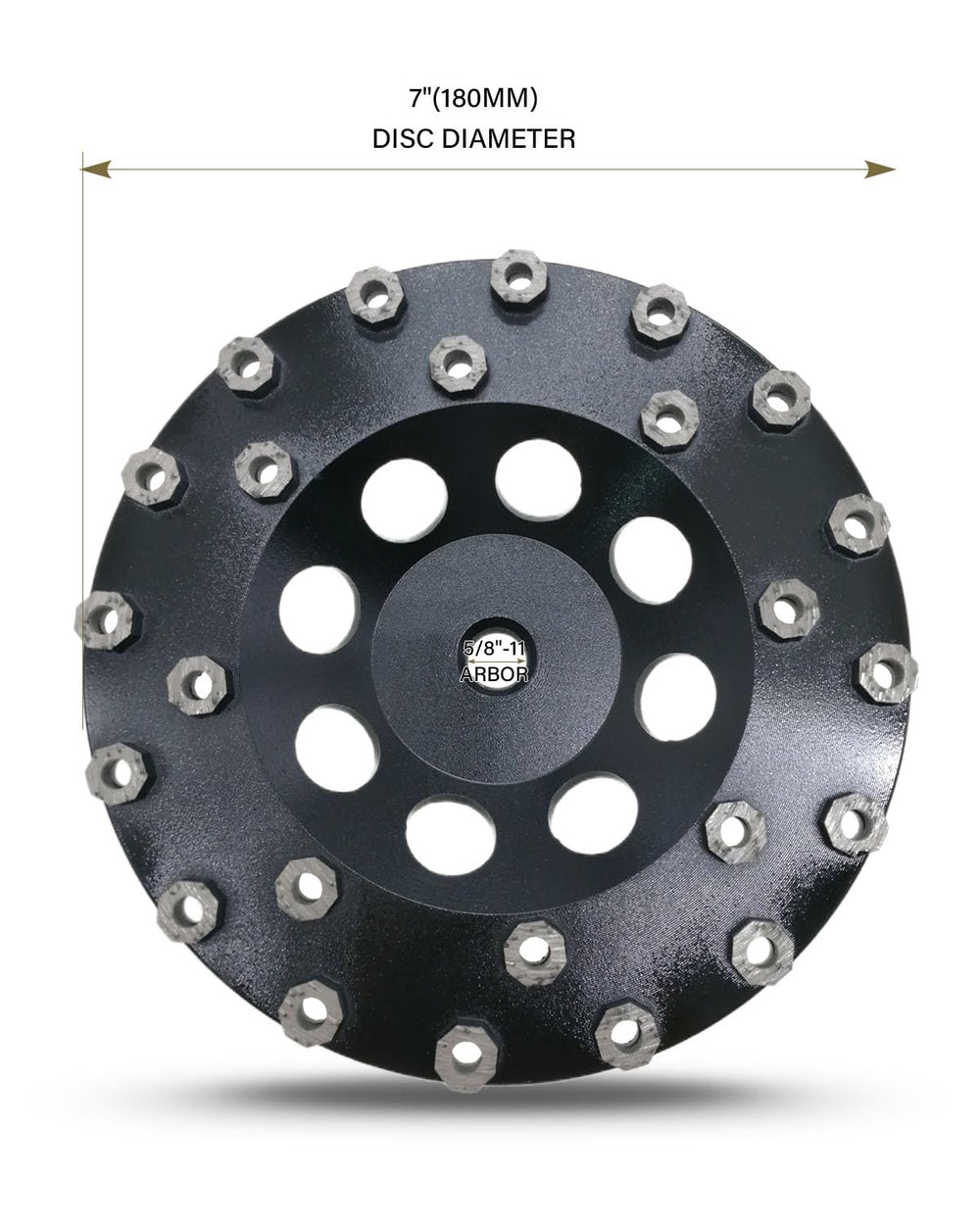 Diamond Grinding Cup Wheel for Hard Concrete Floor, Epoxy Coating Removal, 24...