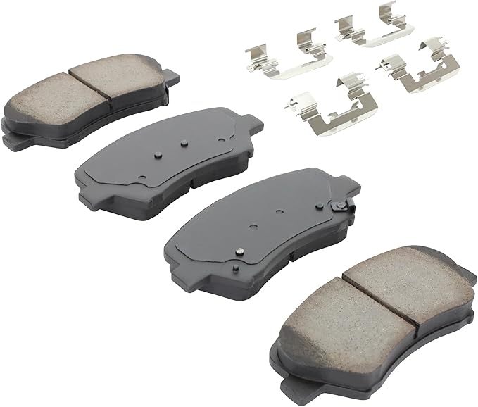 Premium Semi-Metallic Front Brake Pads Compatible
