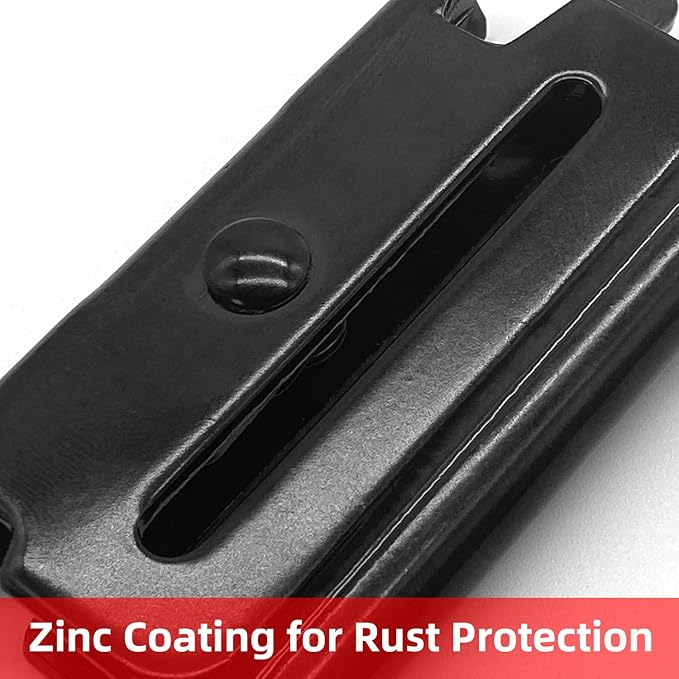 12PCS E Track J Hooks Heavy Duty E Track X Track Steel Hanger, Spring Fitting E