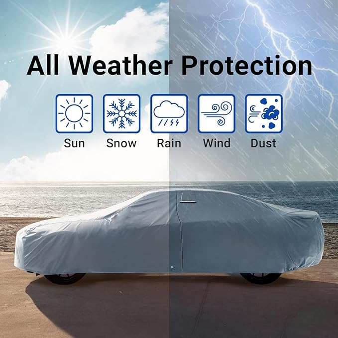 iCarCover Premium Car Cover for 1991-1996 Chevy Caprice Sedan Heavy Duty