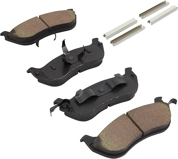 Premium Semi-Metallic Rear Brake Pads Compatible