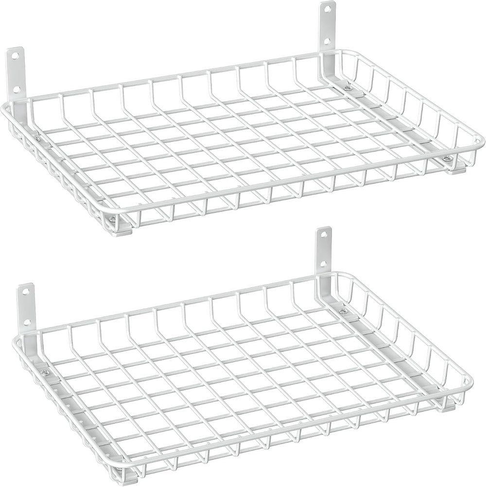 Ultrawall Wall Mounted Storage Shelves, Garage Metal Shelves 18x12 Inch