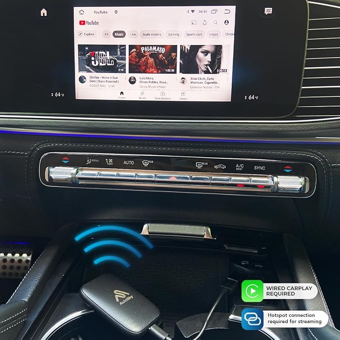 AutoSky Wireless CarPlay and Android Auto AI Box Lite