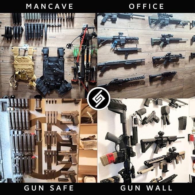 Spartan Mounts Locking .223/5.56 Rifle Mount Wall Display | Low Profile