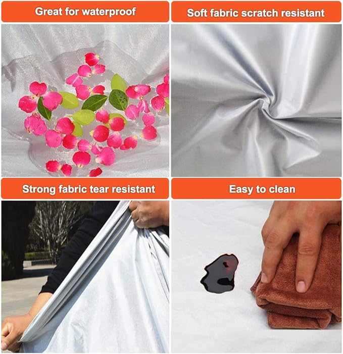 Kayme Car Covers for Automobiles Waterproof All Weather Sun Uv Rain Protection