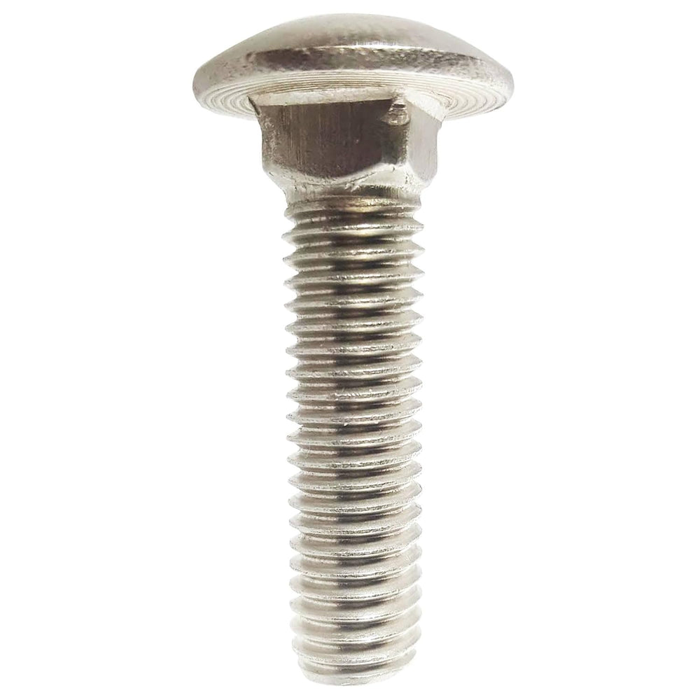 5/16-18 x 3" Carriage Bolts, Round Head, Square Neck, Stainless Steel 18...