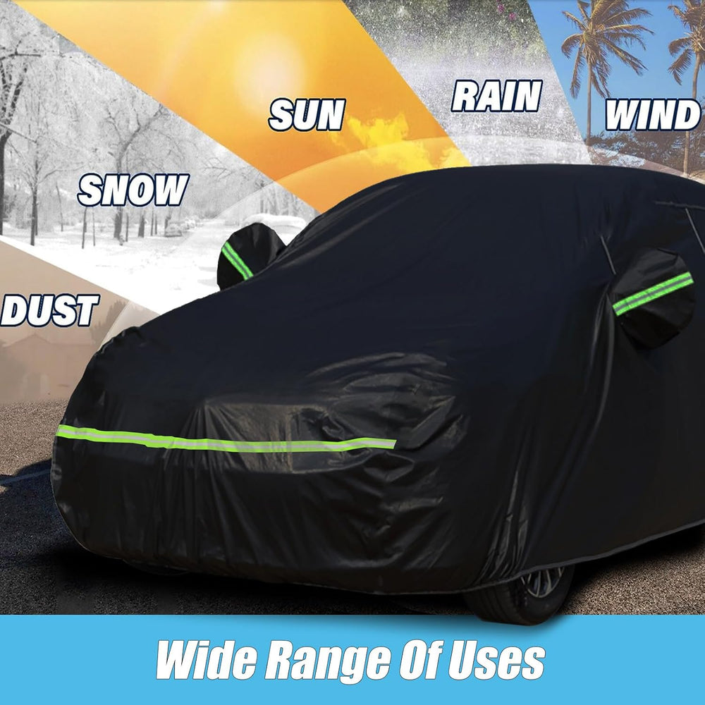 Waterproof Car Covers Fit for 2010-2023 Chevy Camaro(Black) Custom Heavy Duty...